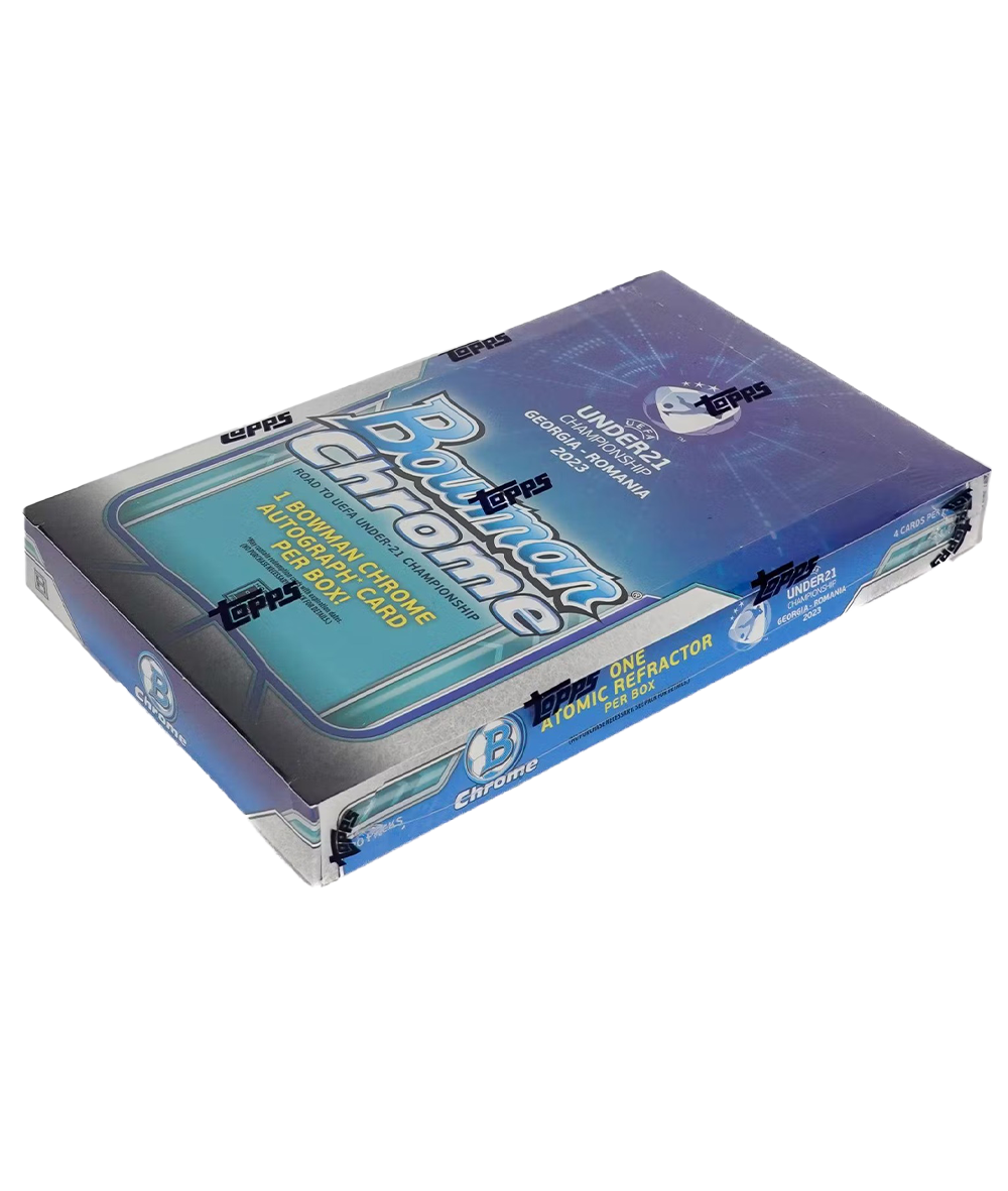 2022 Bowman Chrome Road to UEFA Under-21 European Championship Soccer Hobby Box