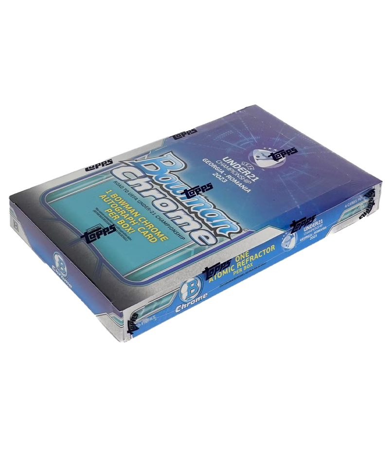 2022 Bowman Chrome Road to UEFA Under-21 European Championship Soccer Hobby Box-2