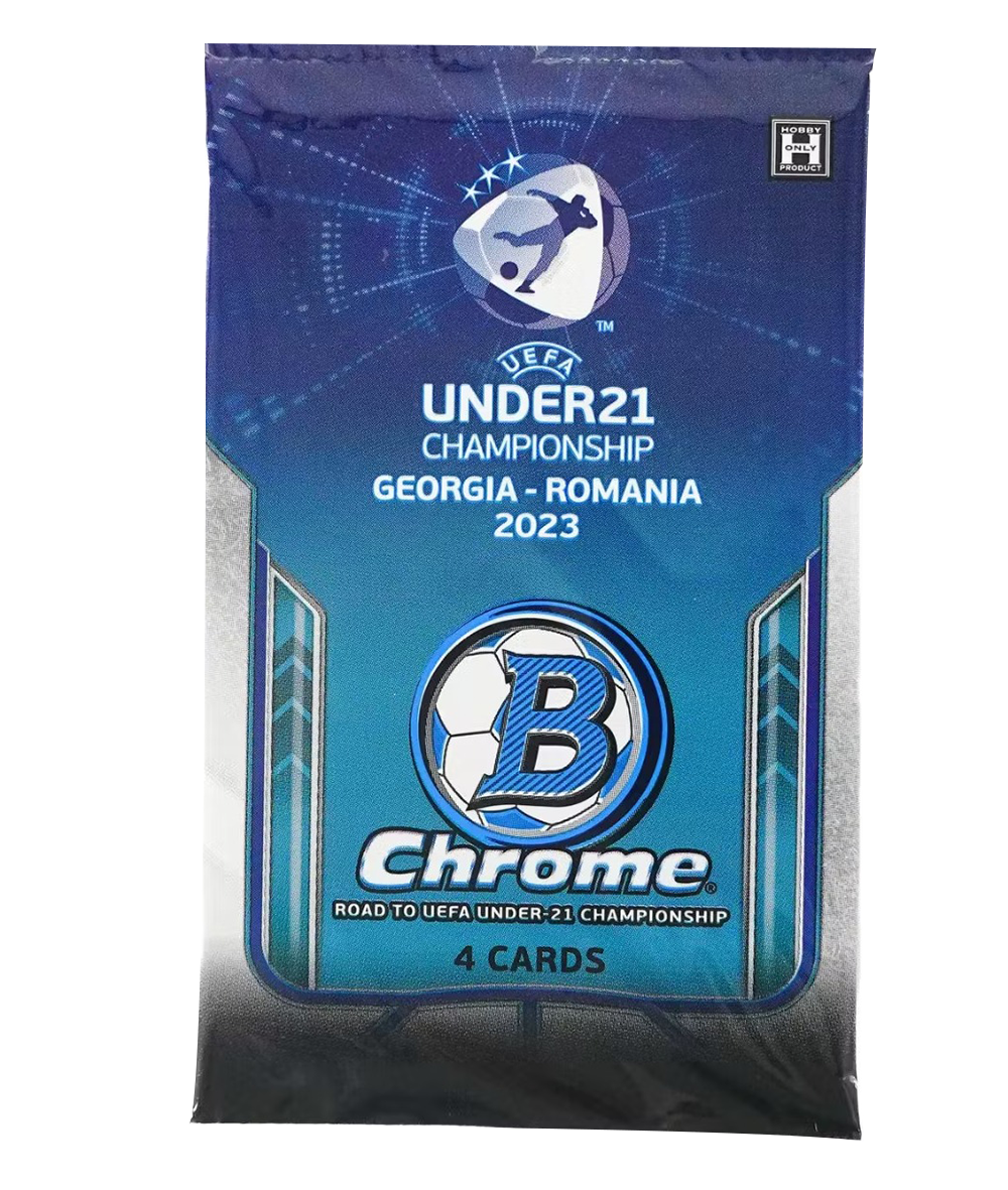 2022 Bowman Chrome Road to UEFA Under-21 European Championship Soccer Hobby Box-3
