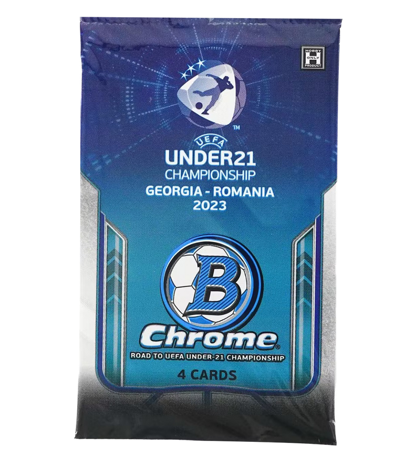 2022 Bowman Chrome Road to UEFA Under-21 European Championship Soccer Hobby Box-3