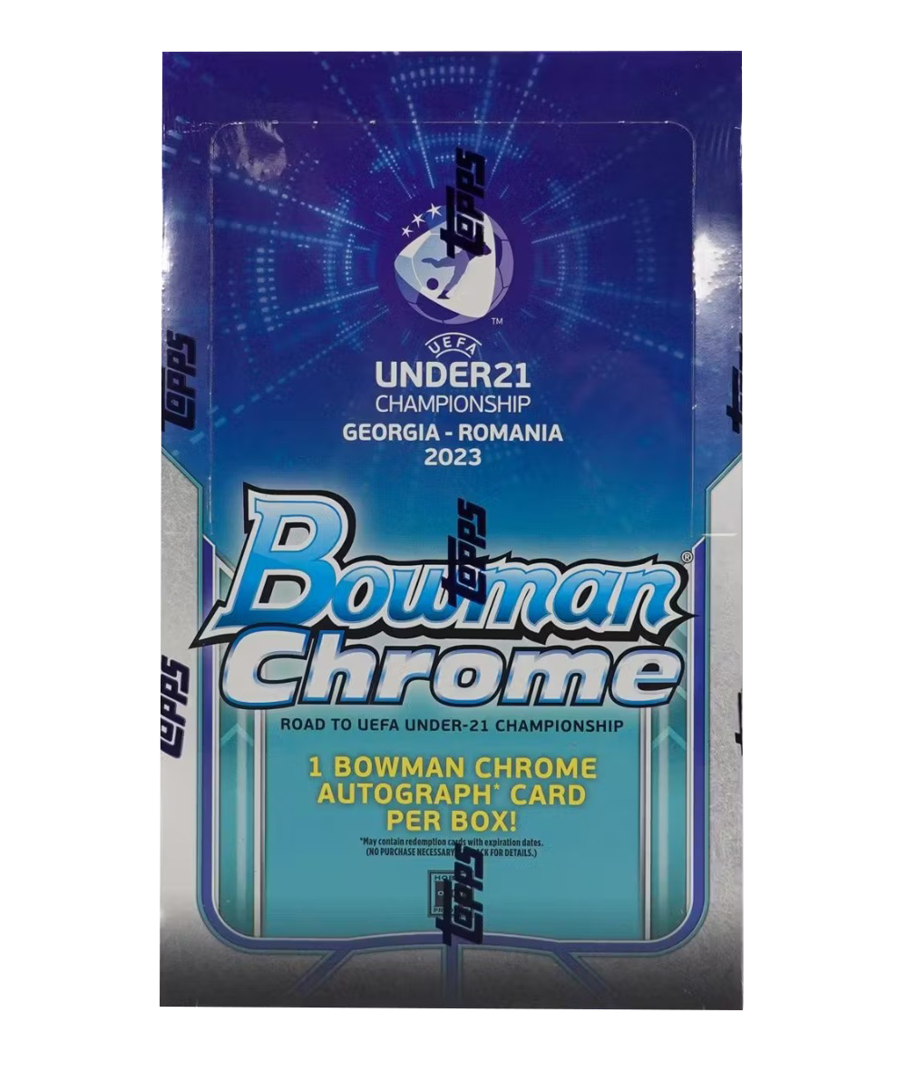 2022 Bowman Chrome Road to UEFA Under-21 European Championship Soccer Hobby Box
