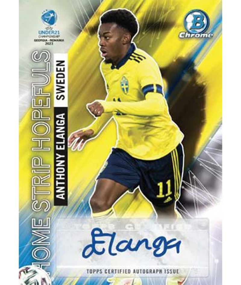 2022 Bowman Chrome Road to UEFA Under-21 European Championship Soccer Hobby Box-4