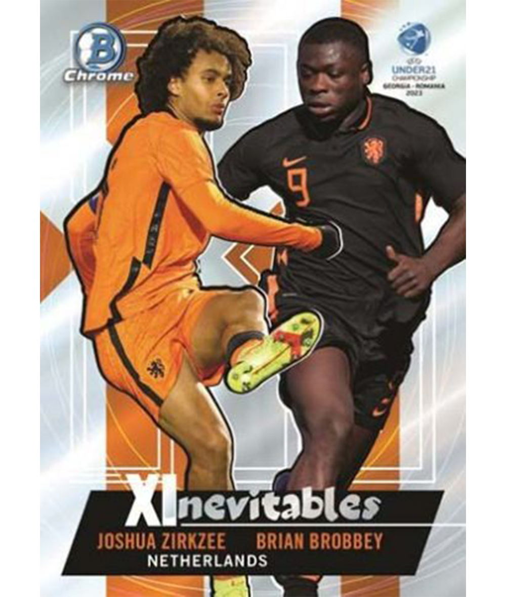 2022 Bowman Chrome Road to UEFA Under-21 European Championship Soccer Hobby Box-5