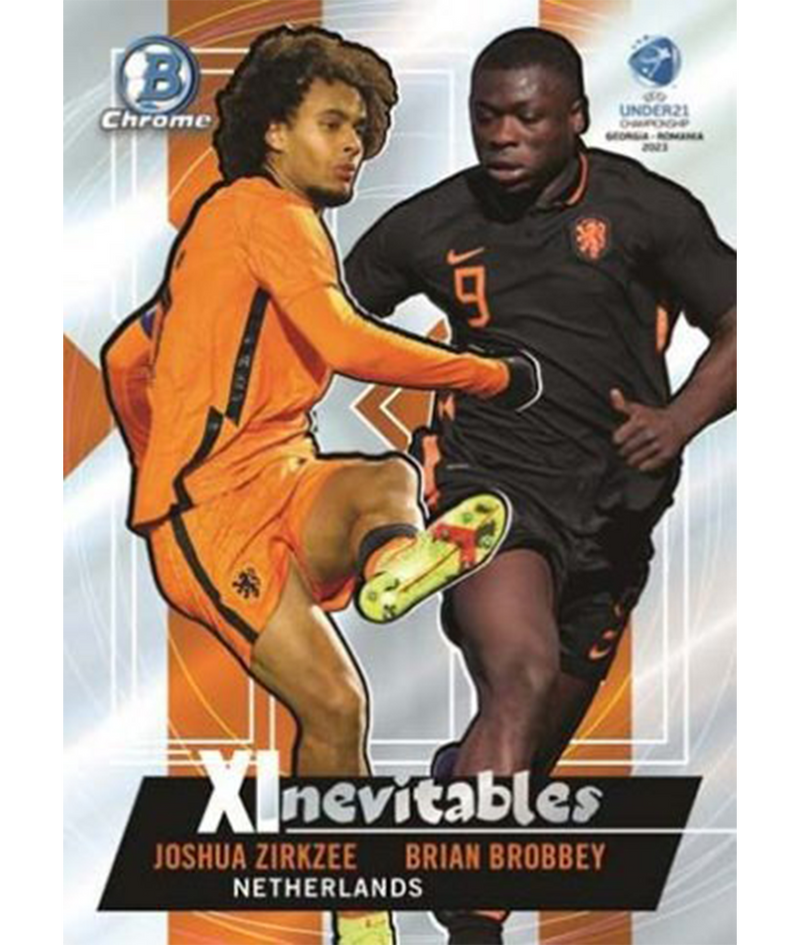 2022 Bowman Chrome Road to UEFA Under-21 European Championship Soccer Hobby Box-5