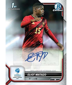 2022 Bowman Chrome Road to UEFA Under-21 European Championship Soccer Hobby Box-6