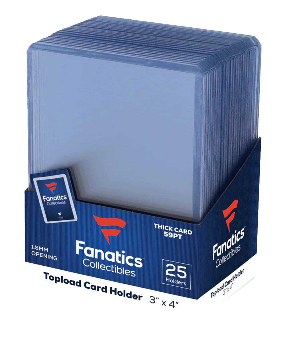 Fanatics 3x4 Thick 59pt. Toploaders 25-Count Pack