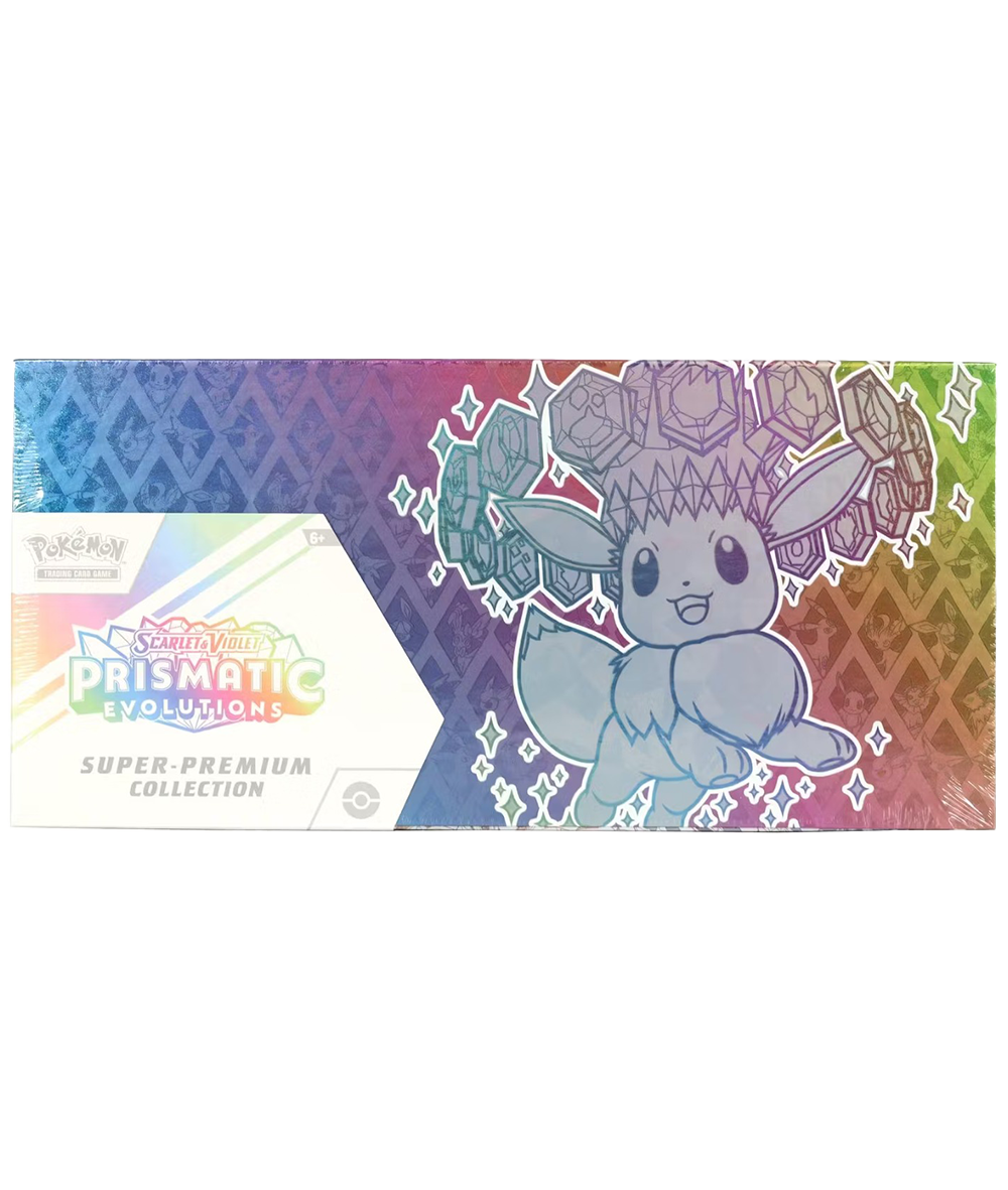 Pokémon Scarlet & Violet: Prismatic Evolutions Super Premium Collection Box