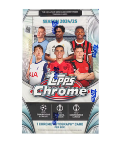 2024/25 Topps Chrome UEFA Club Competitions Soccer Hobby Box-1