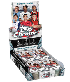 2024/25 Topps Chrome UEFA Club Competitions Soccer Hobby Box-2