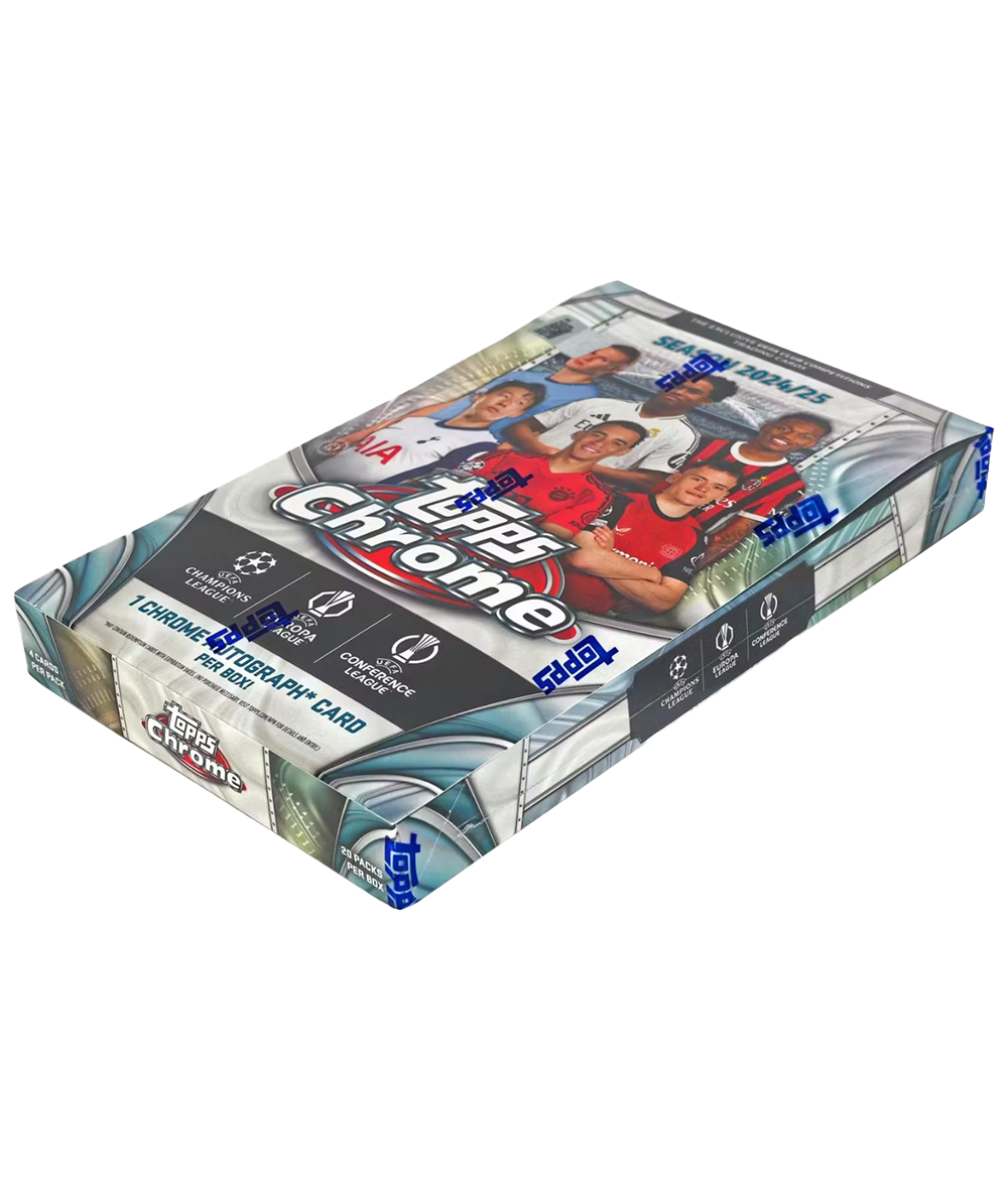 2024/25 Topps Chrome UEFA Club Competitions Soccer Hobby Box-3