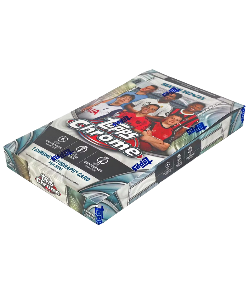 2024/25 Topps Chrome UEFA Club Competitions Soccer Hobby Box-3