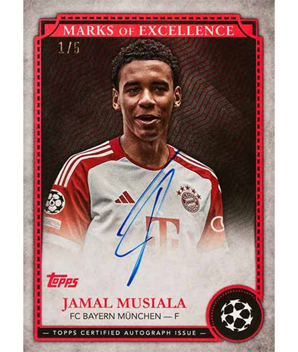 2024/25 Topps Chrome UEFA Club Competitions Soccer Hobby Box-4