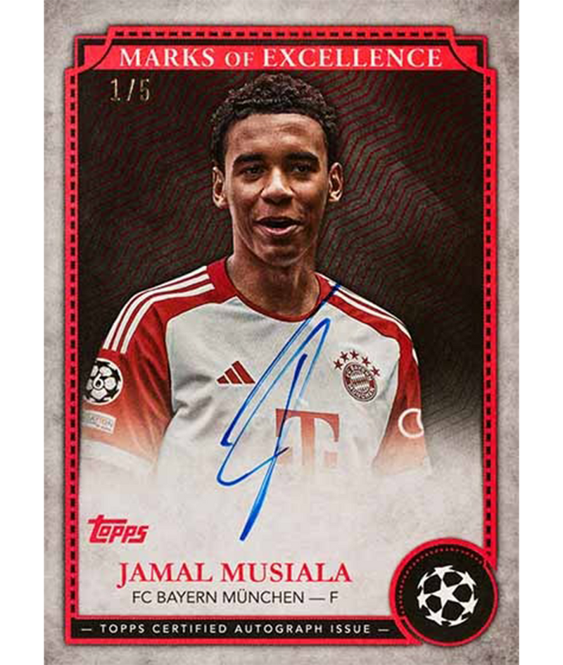 2024/25 Topps Chrome UEFA Club Competitions Soccer Hobby Box-4