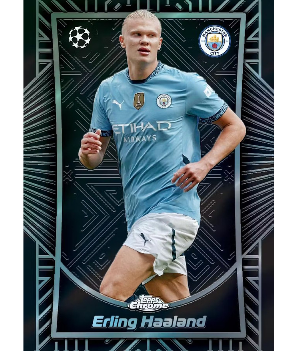 2024/25 Topps Chrome UEFA Club Competitions Soccer Hobby Box-7