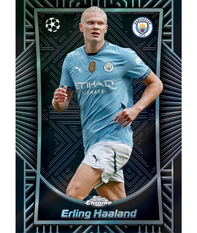 2024/25 Topps Chrome UEFA Club Competitions Soccer Hobby Box-7