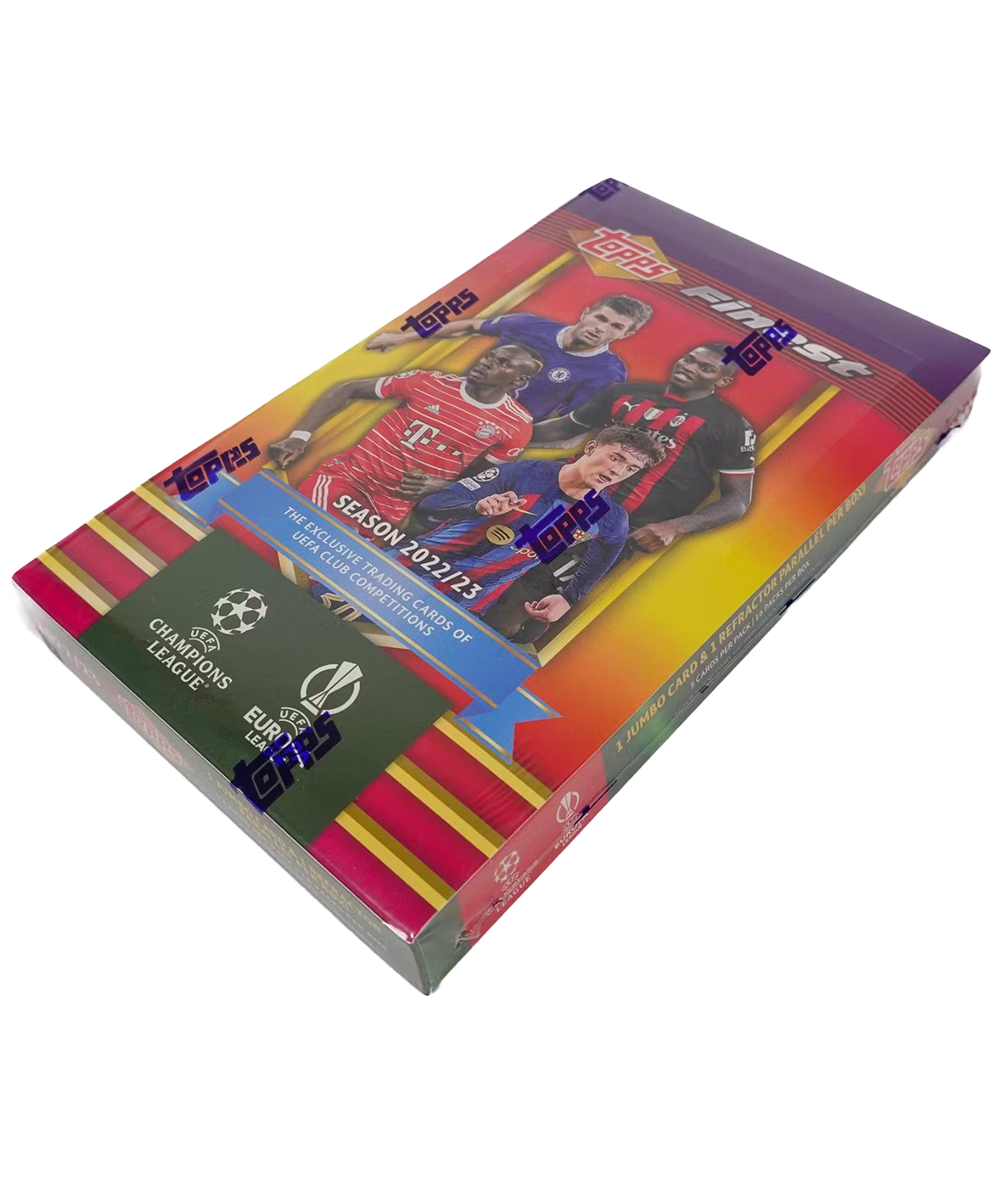 2022/23 Topps Finest Flashbacks UEFA Club Competitions Soccer Hobby Box