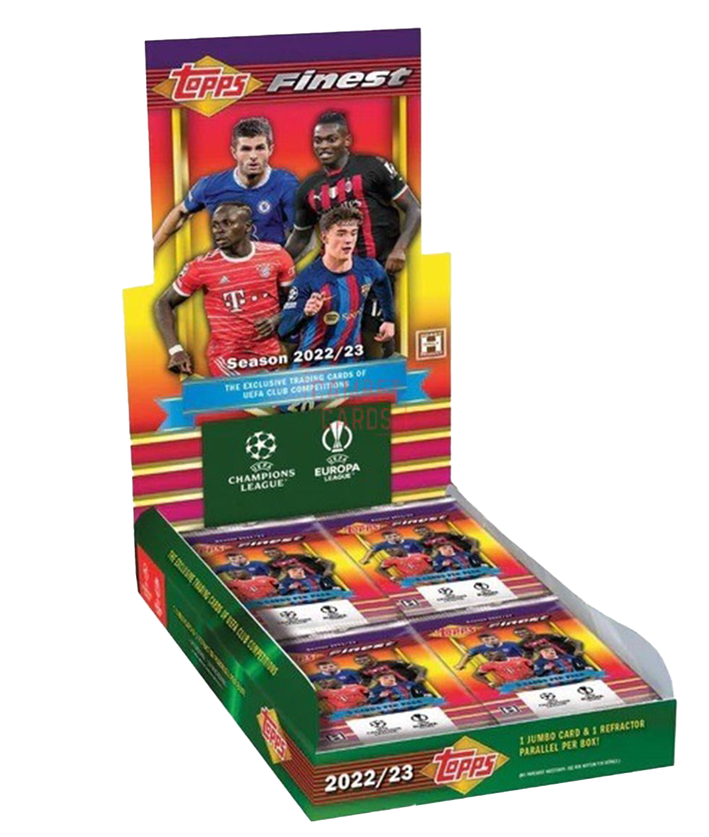 2022/23 Topps Finest Flashbacks UEFA Club Competitions Soccer Hobby Box