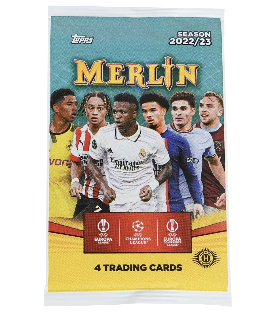 2022/23 Topps UEFA Club Competitions Merlin Chrome Soccer Hobby Box-3