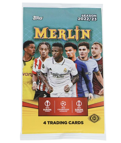 2022/23 Topps UEFA Club Competitions Merlin Chrome Soccer Hobby Box-3