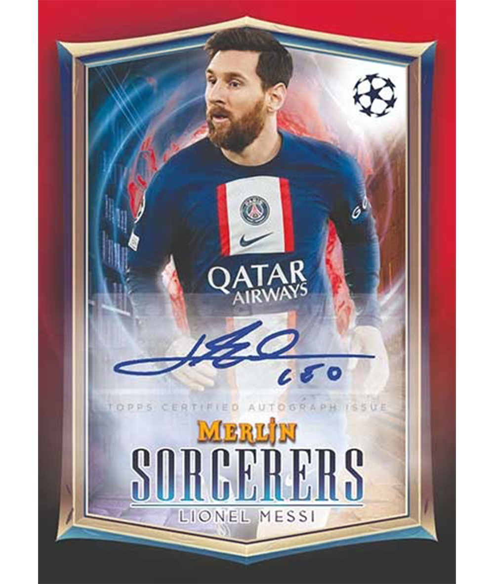 2022/23 Topps UEFA Club Competitions Merlin Chrome Soccer Hobby Box-6