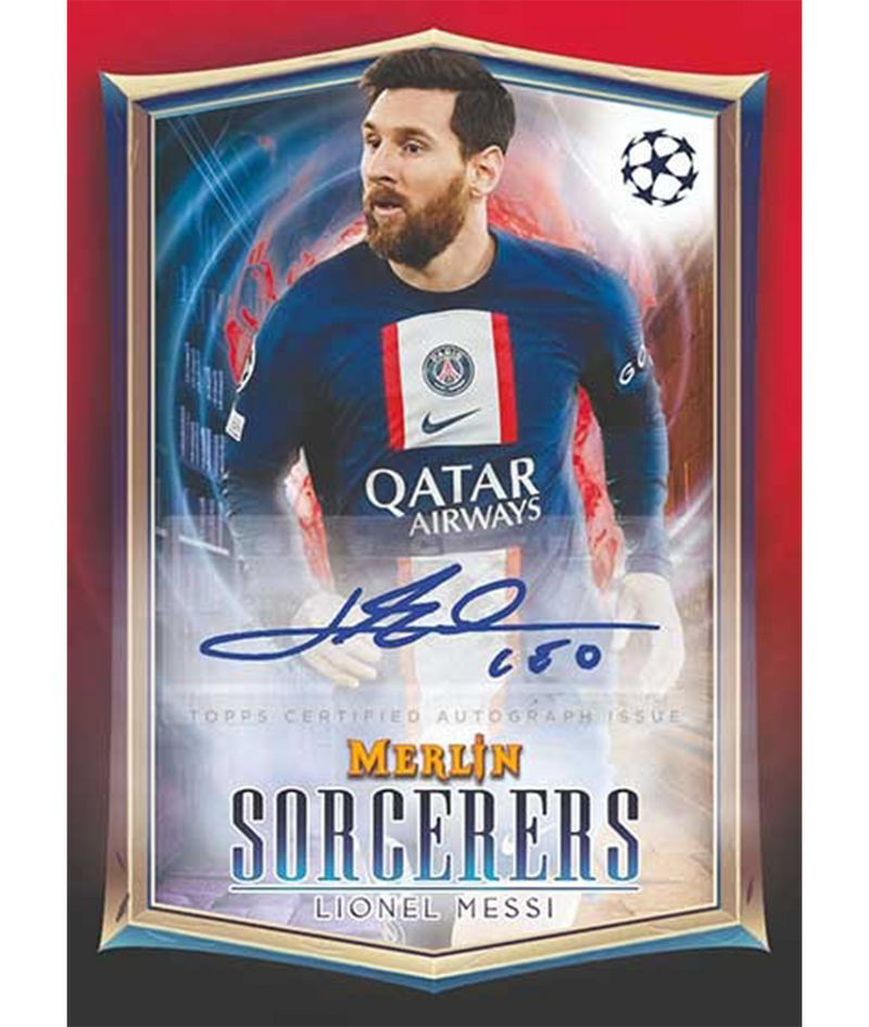 2022/23 Topps UEFA Club Competitions Merlin Chrome Soccer Hobby Box-6